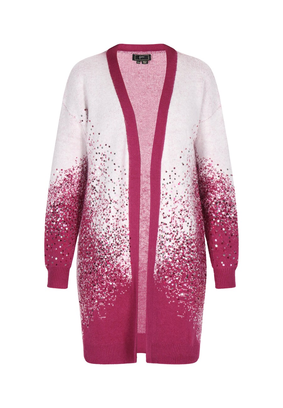 

Вязаный кардиган faina Knit Cardigan, цвет dark pink