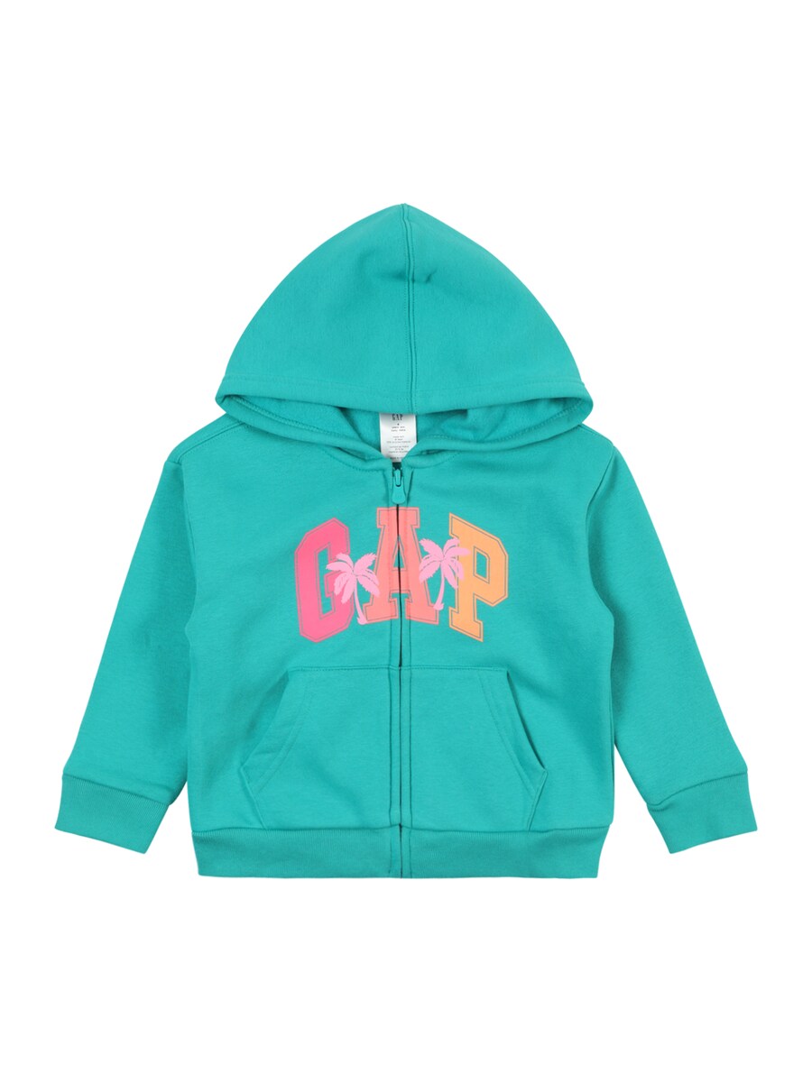 

Толстовка с капюшоном на молнии GAP, зеленый