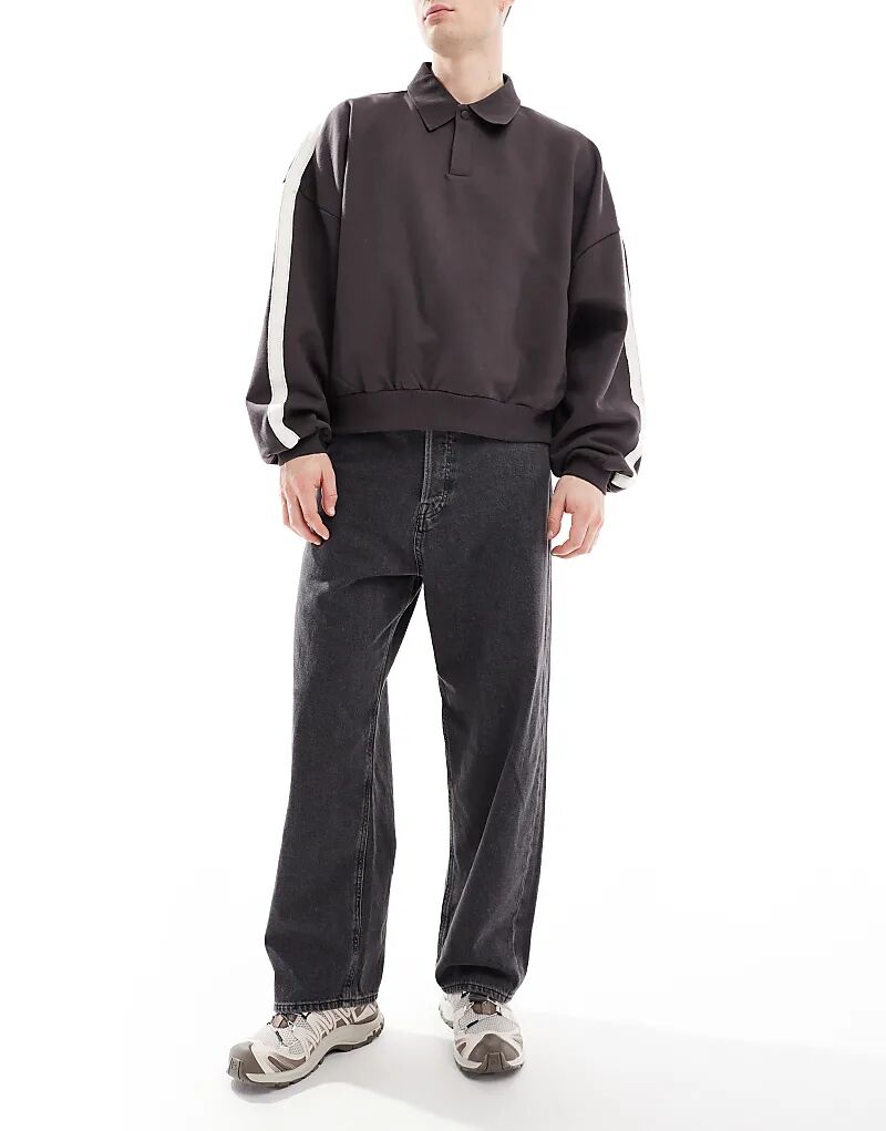 

Джинсы Ron Skateter черного цвета с потертостями Jack & Jones