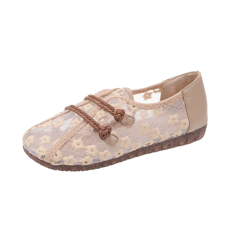 Туфли женские повседневные Women's Casual Shoes Women's Bull Charm, цвет Apricot