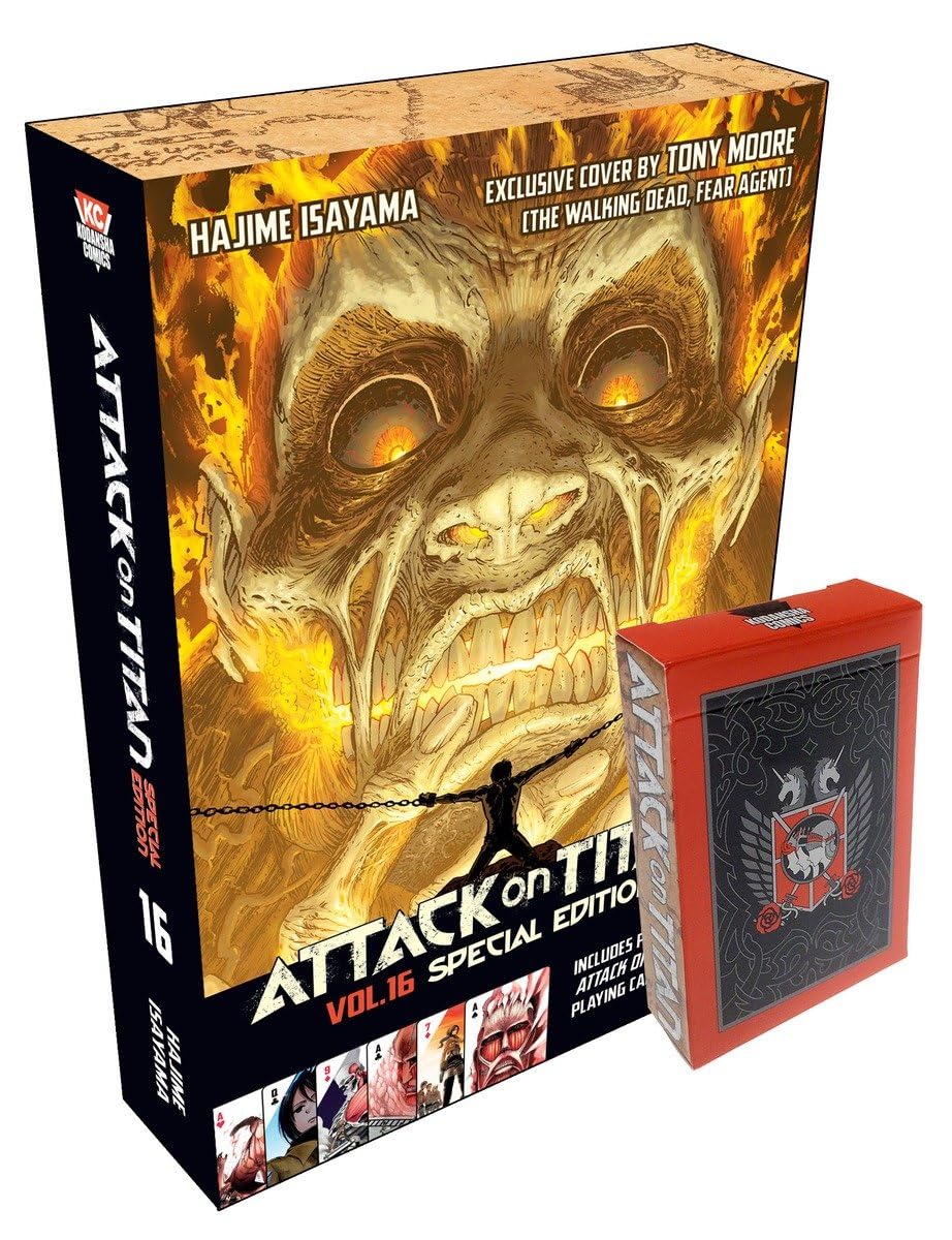 

Attack on Titan 16 Manga Special Edition with Playing Cards (Attack on Titan Special Edition) (Kodansha Comics)