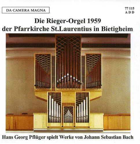 

CD диск Bach, J.S. / Fluger: Rieger-Organ 1959 Der