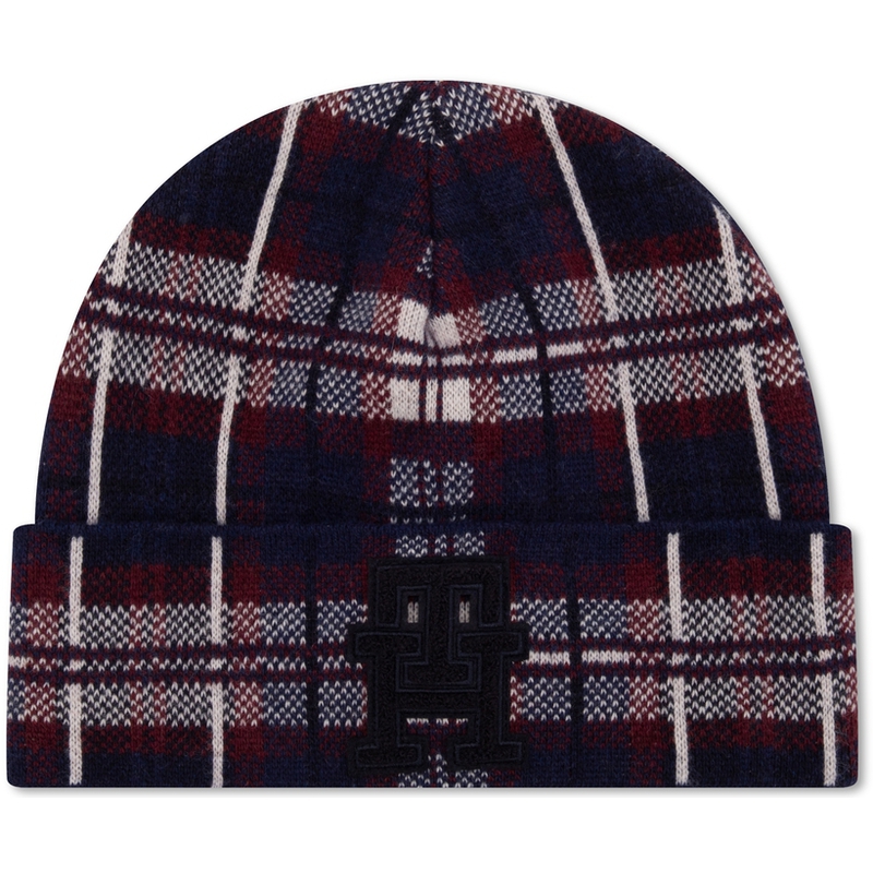 

Tommy Hilfiger Смесовая вязаная шапка Мужская красно-сине-белая разноцветная, Red, Blue, White, Multicolor 0MS