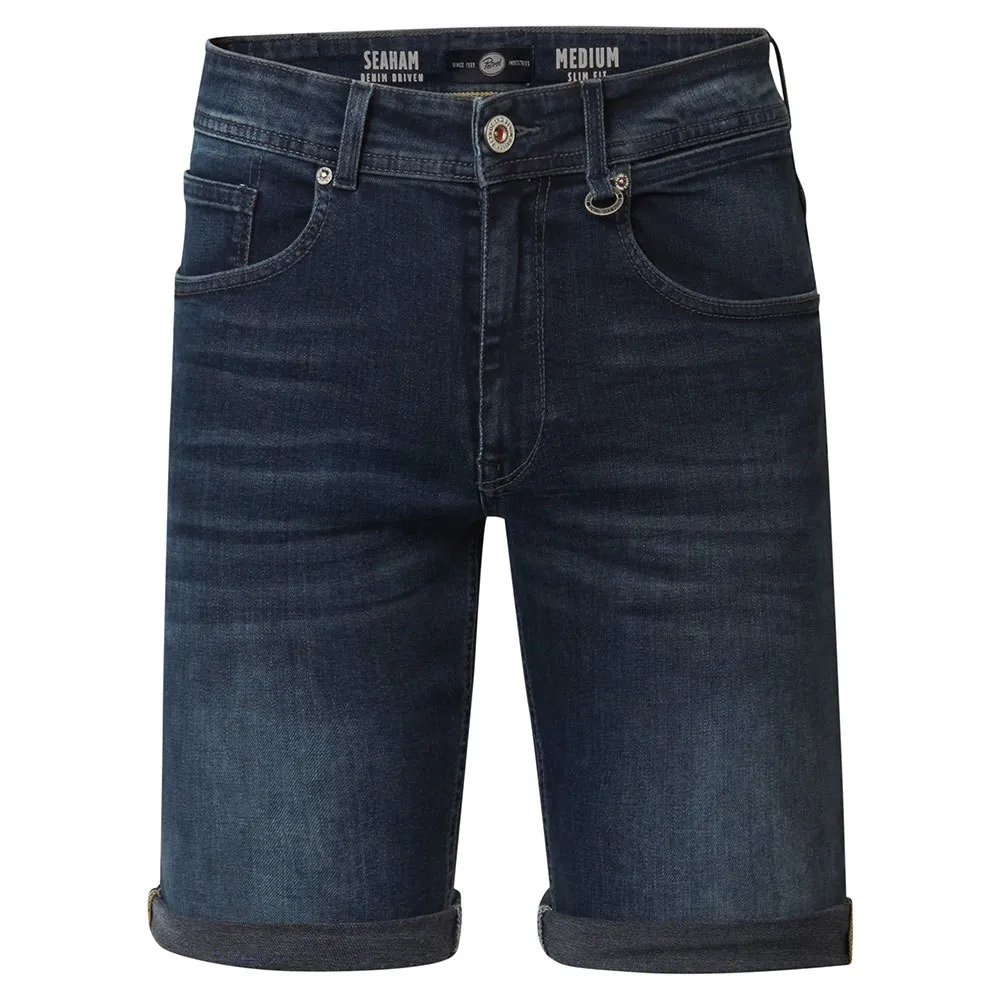 

Шорты Petrol Industries Seaham Slim Fit denim, синий