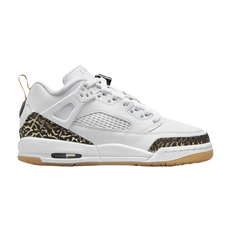 

Кроссовки Jordan Spizike Low GS, цвет White Black Metallic Gold