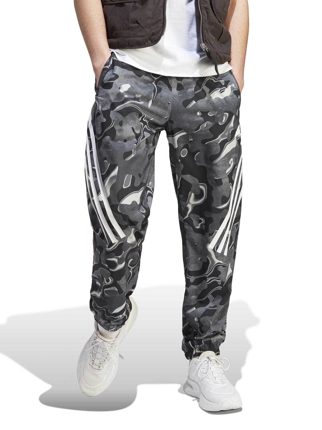 

Спортивные брюки Adidas Sportswear Future Icons Allover Print, серый