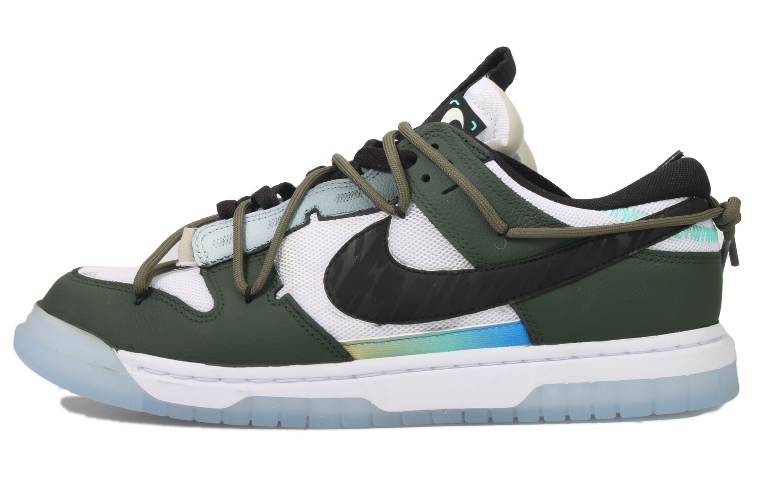 

Кроссовки Nike Air Dunk Jumbo Skateboarding Shoes Men Low-top Green/White/Black, цвет Jasper