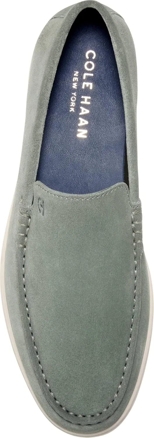 Лоферы из замши Cole Haan, Dusty Olive Suede/Angora — фото 3