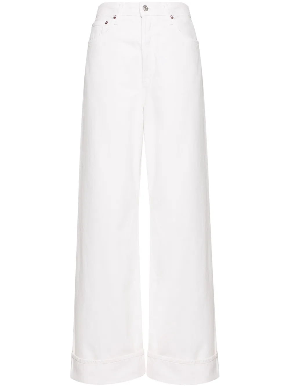 

Широкие джинсы Dame с завышенной талией AGOLDE, нейтральный