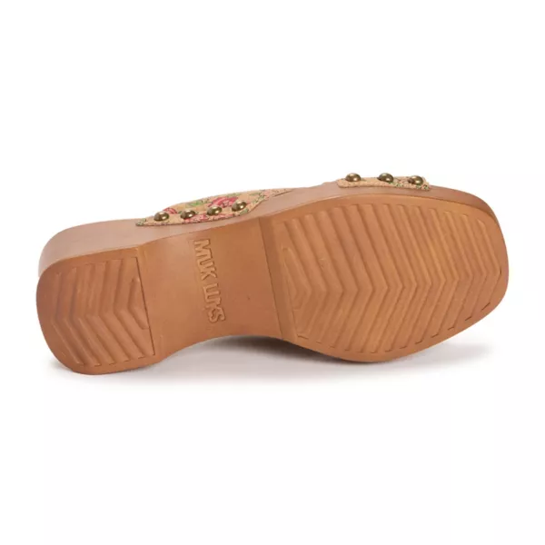 Женские удобные повседневные сандалии Cadence Muk Luks, синий — фото 4