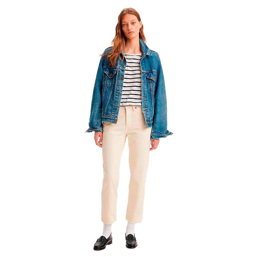 

Джинсы Levi's 501 Crop Regular Waist, бежевый