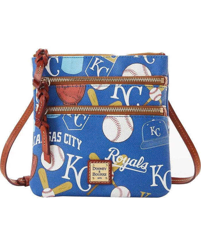 

Женская сумка через плечо с тройной молнией Kansas City Royals Game Day Dooney & Bourke
