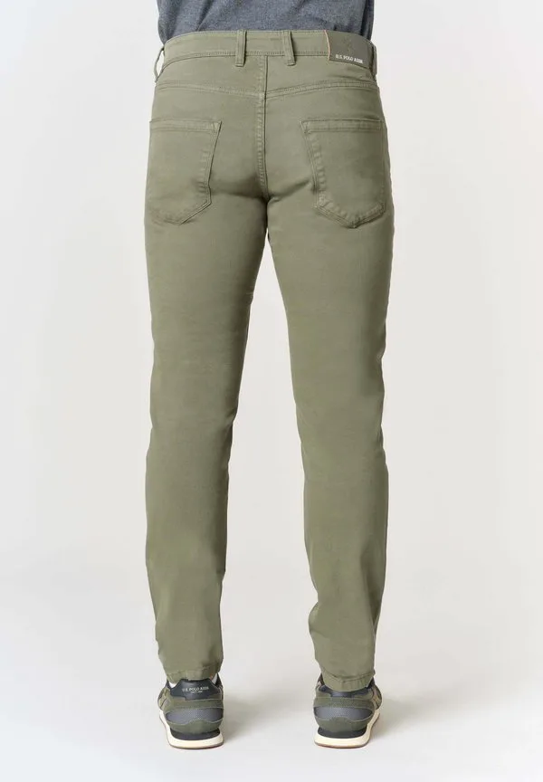 Джинсы зауженного кроя U.S. Polo Assn., Dark Green — фото 3