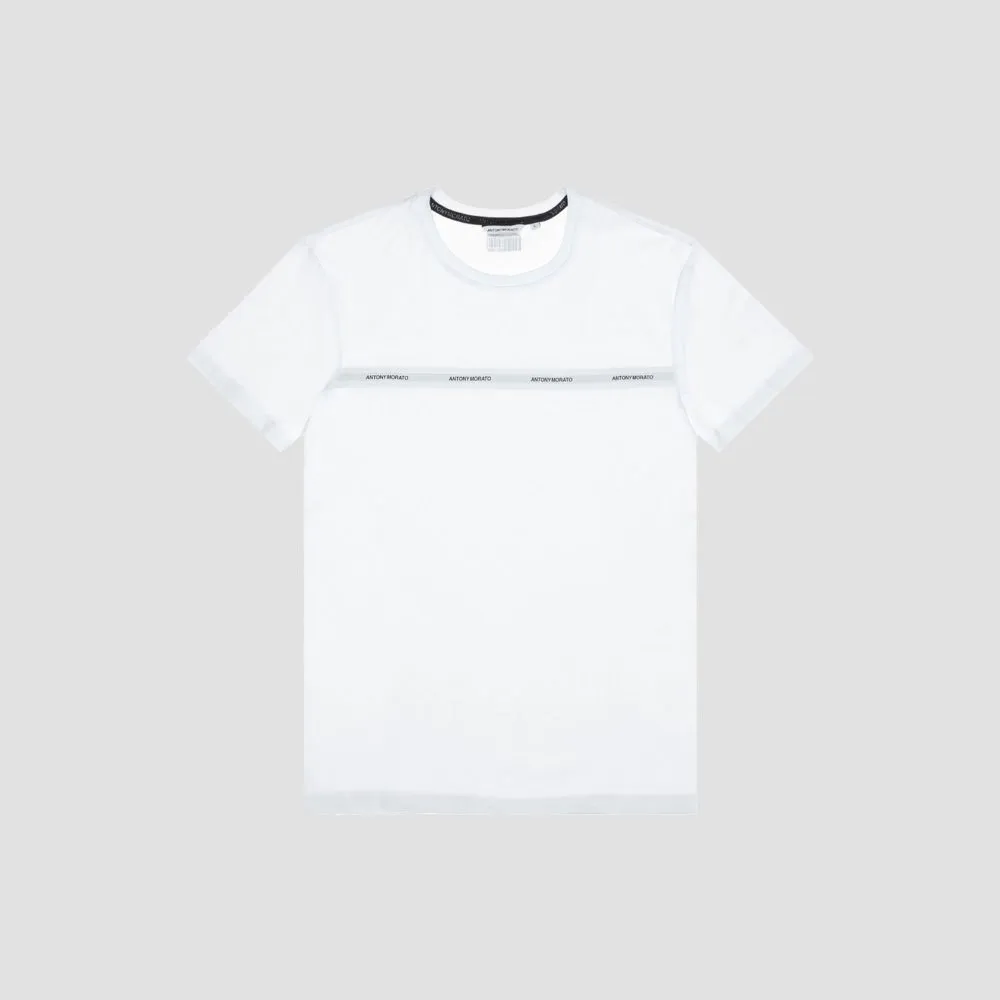 

Футболка с коротким рукавом Antony Morato MMKS02099-FA100144-1000 Slim Fit, белый