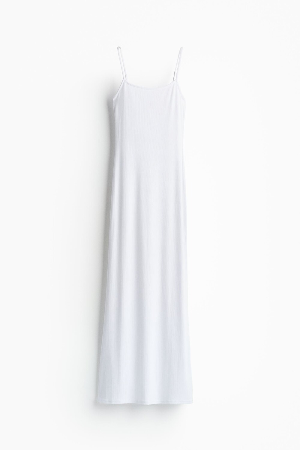 

Платье H&M Ribbed Maxi, белый