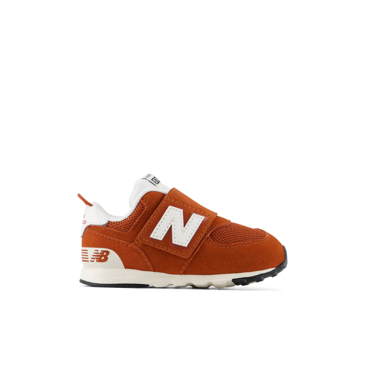 Детские кроссовки с застежкой-велкро 574 New-B Hook & Loop New Balance, Maple with sea salt