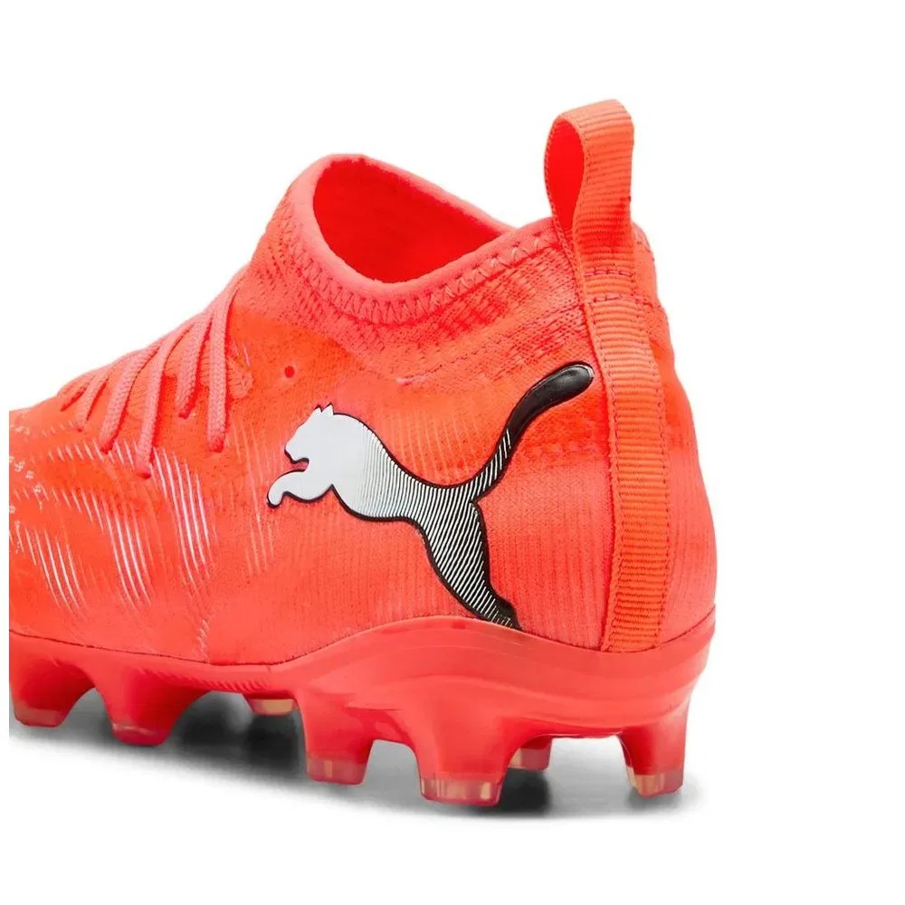 Футбольные бутсы детские Future 9 Match FG-AG JR Puma, красный — фото 2