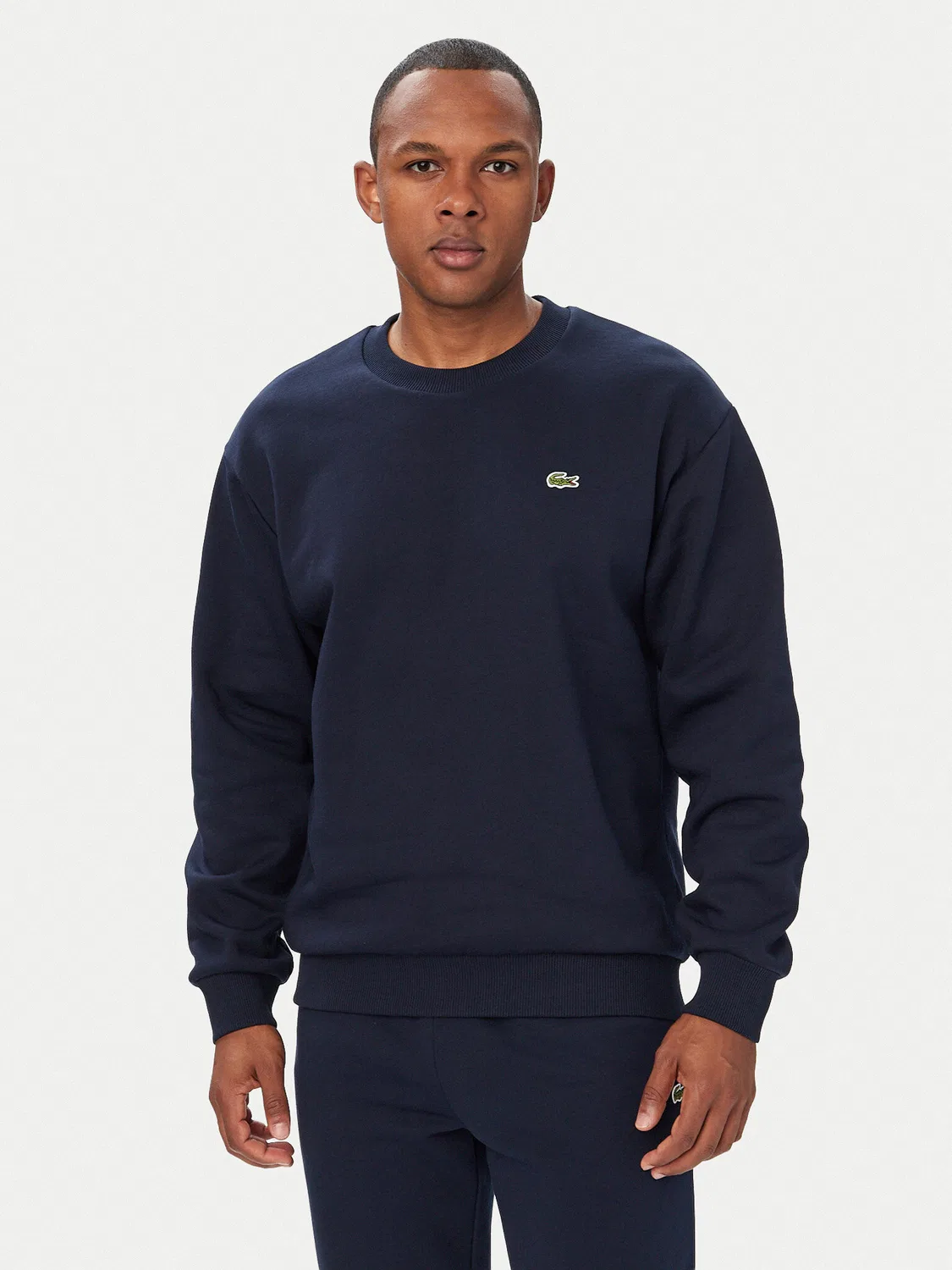 Мужская толстовка стандартного кроя Lacoste, темно-синий