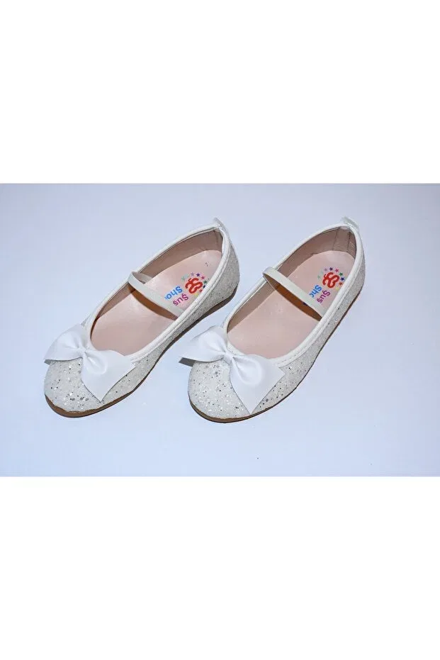 Детские балетки для девочек из искусственной кожи Şuşu Shoes, Beige