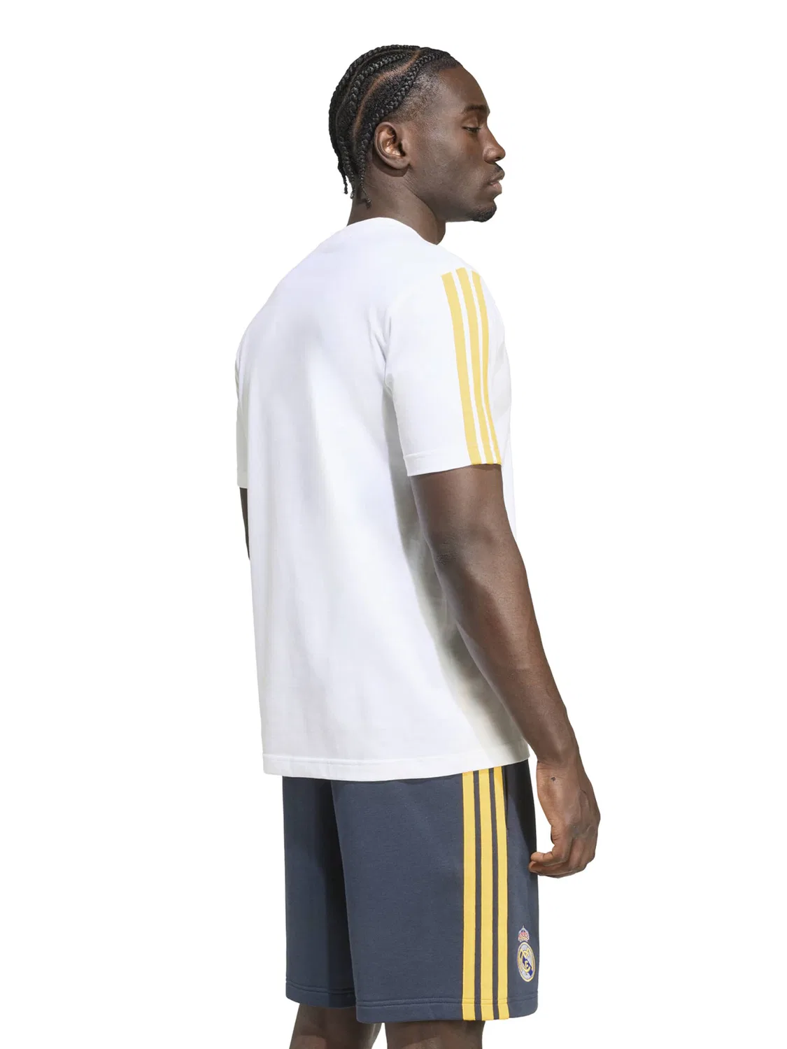 Спортивная футболка Adidas Performance Shirt REAL DNA белого цвета — фото 3