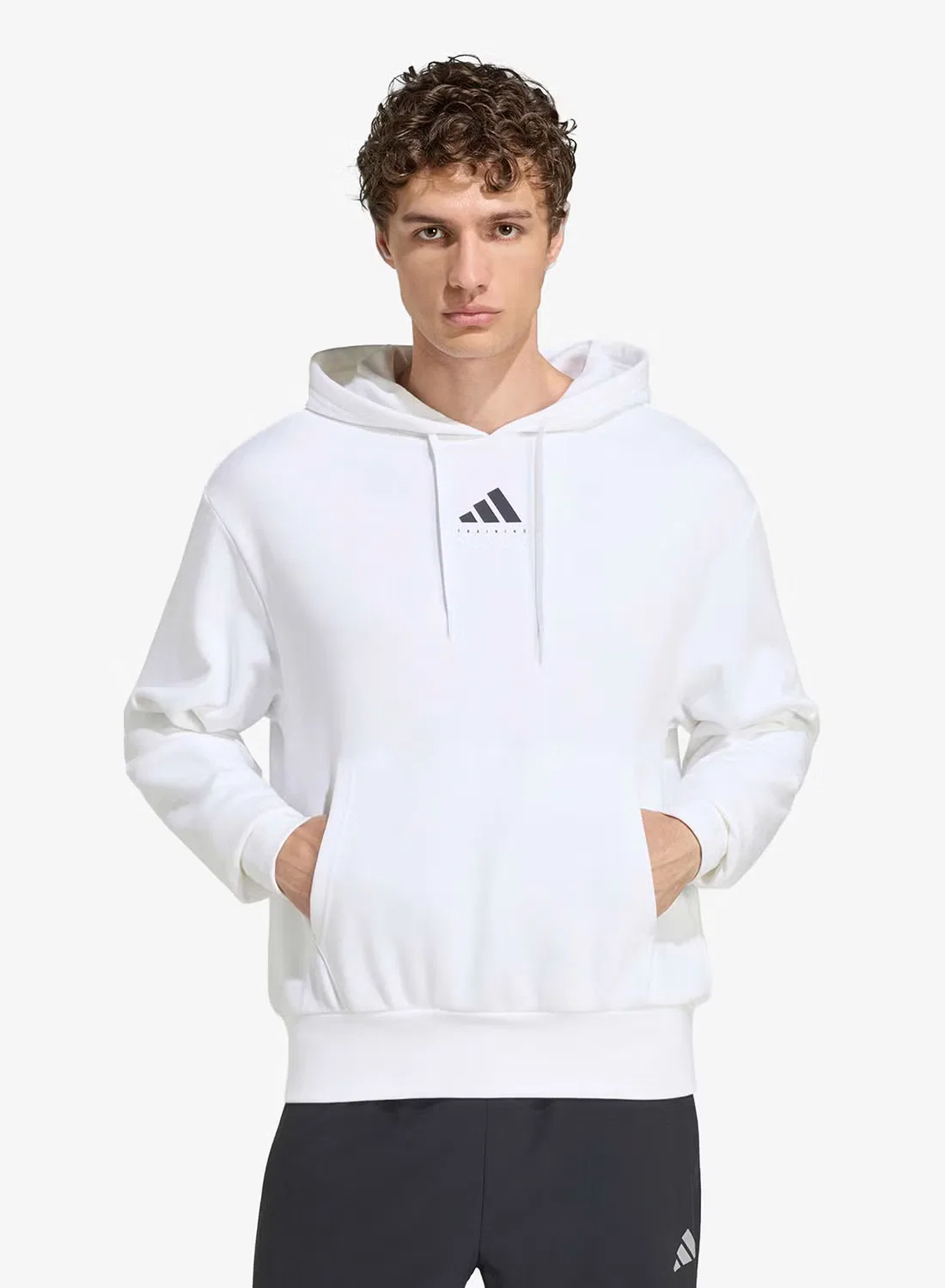 Худи с принтом Category Adidas, белый — фото 3