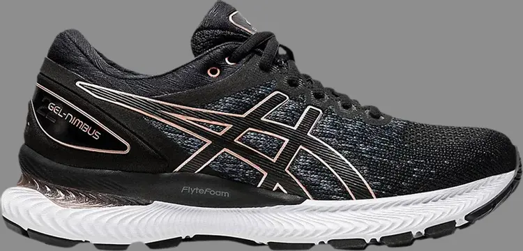 

Кроссовки wmns gel nimbus 22 knit 'black' Asics, черный