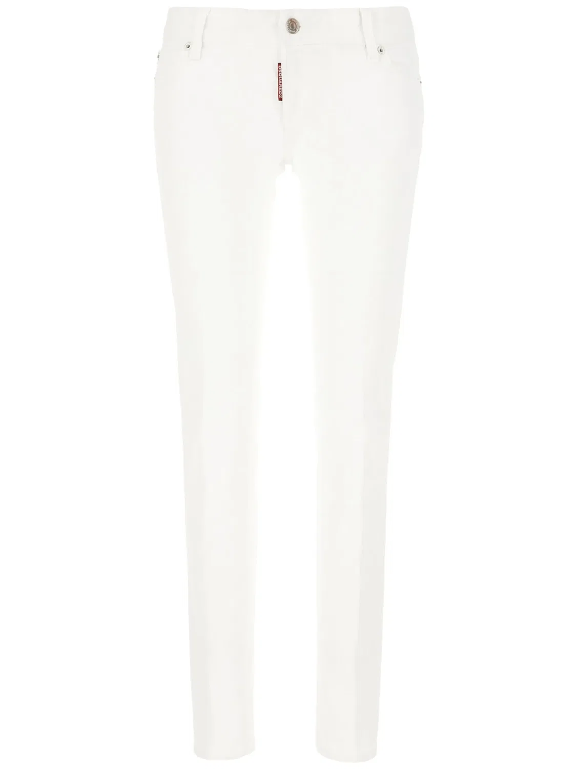 Джинсы Скинни с Логотипом DSQUARED2, белый