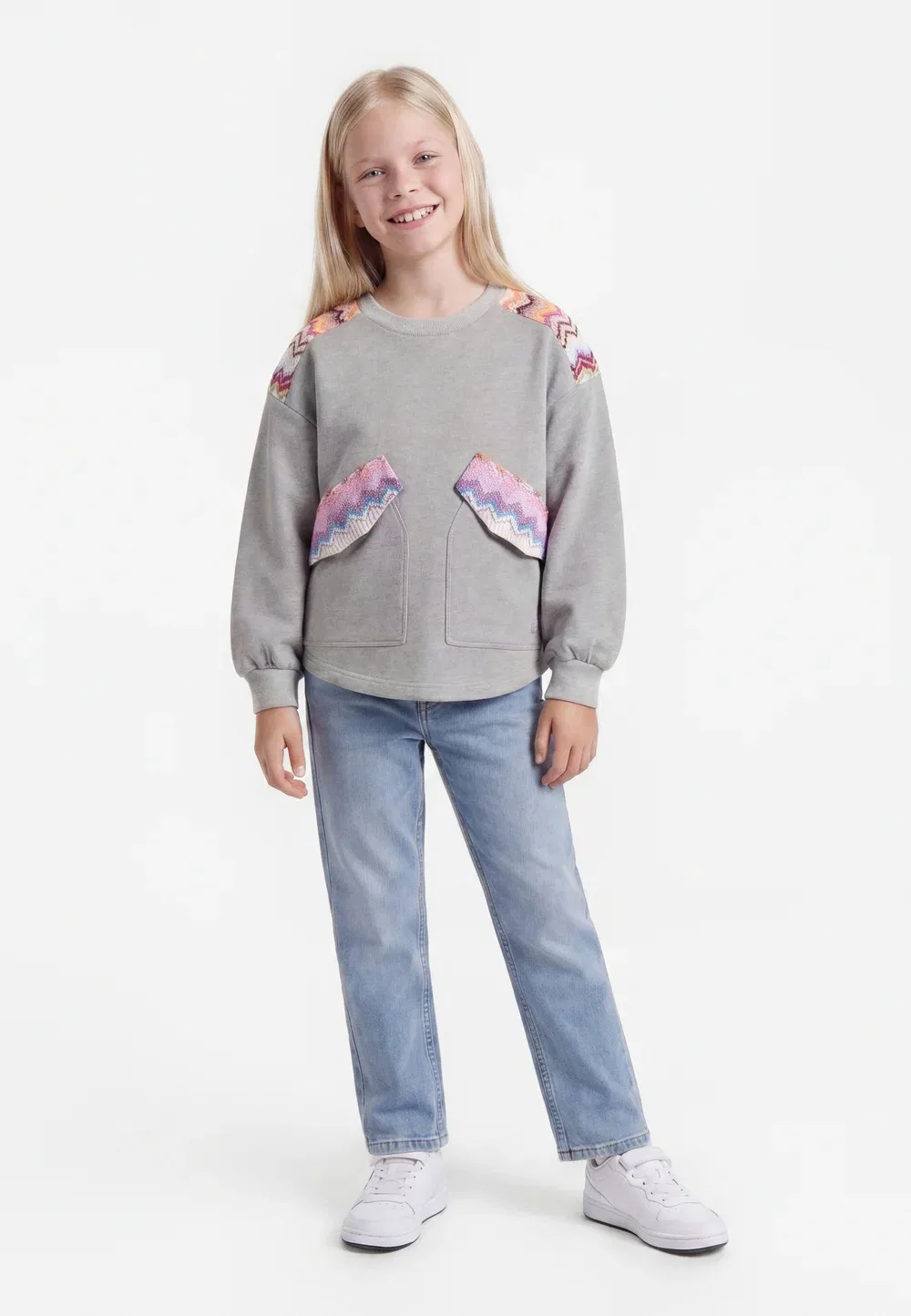 Толстовка Missoni, Grigio/Silver-Coloured