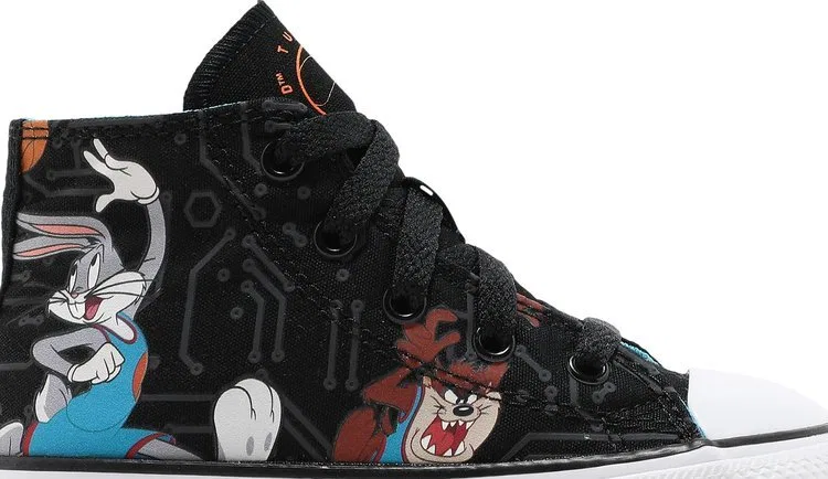 Кроссовки Converse Space Jam x Chuck Taylor All Star High TD Tune Squad, черный — фото 3