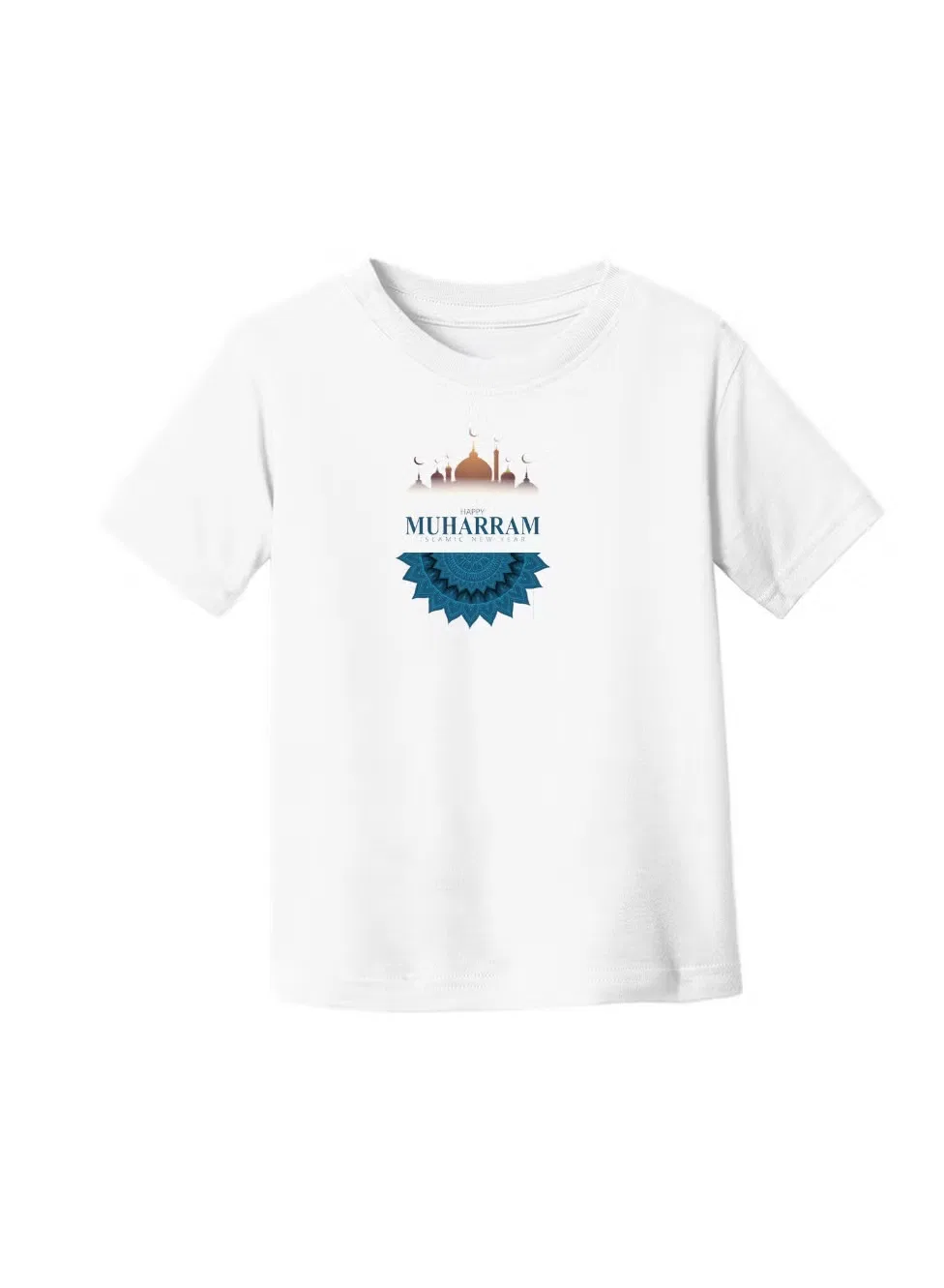 Футболка с принтом Исламский Новый год для девочек Printshop4Me, белый — фото 3