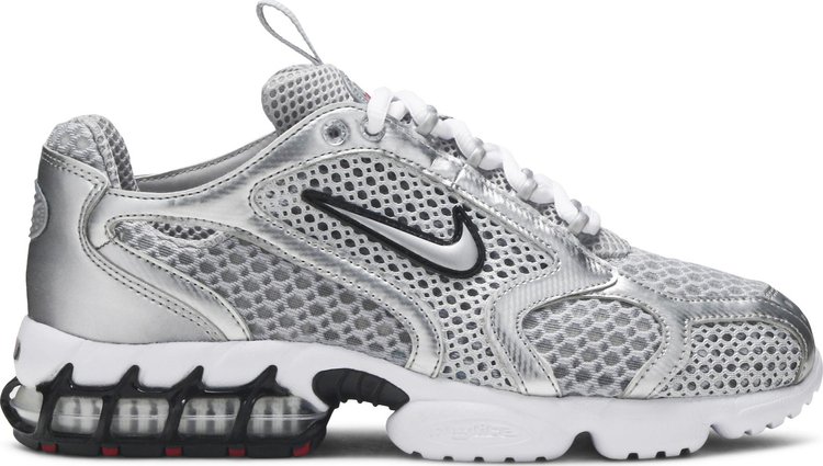 Кроссовки Nike Wmns Zoom Spiridon Cage 2 'Metallic Silver', серый - фото