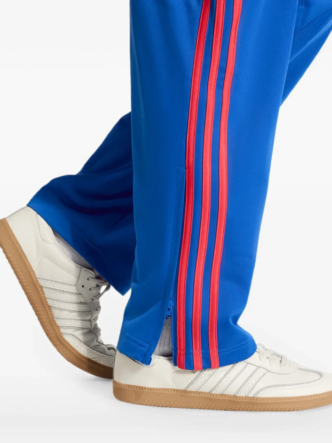 Спортивные брюки Firebird с синей полосой Adidas, синий — фото 2