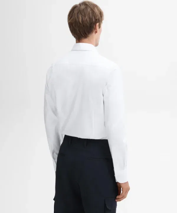 Рубашка хлопковая Slim Fit Massimo Dutti — фото 4