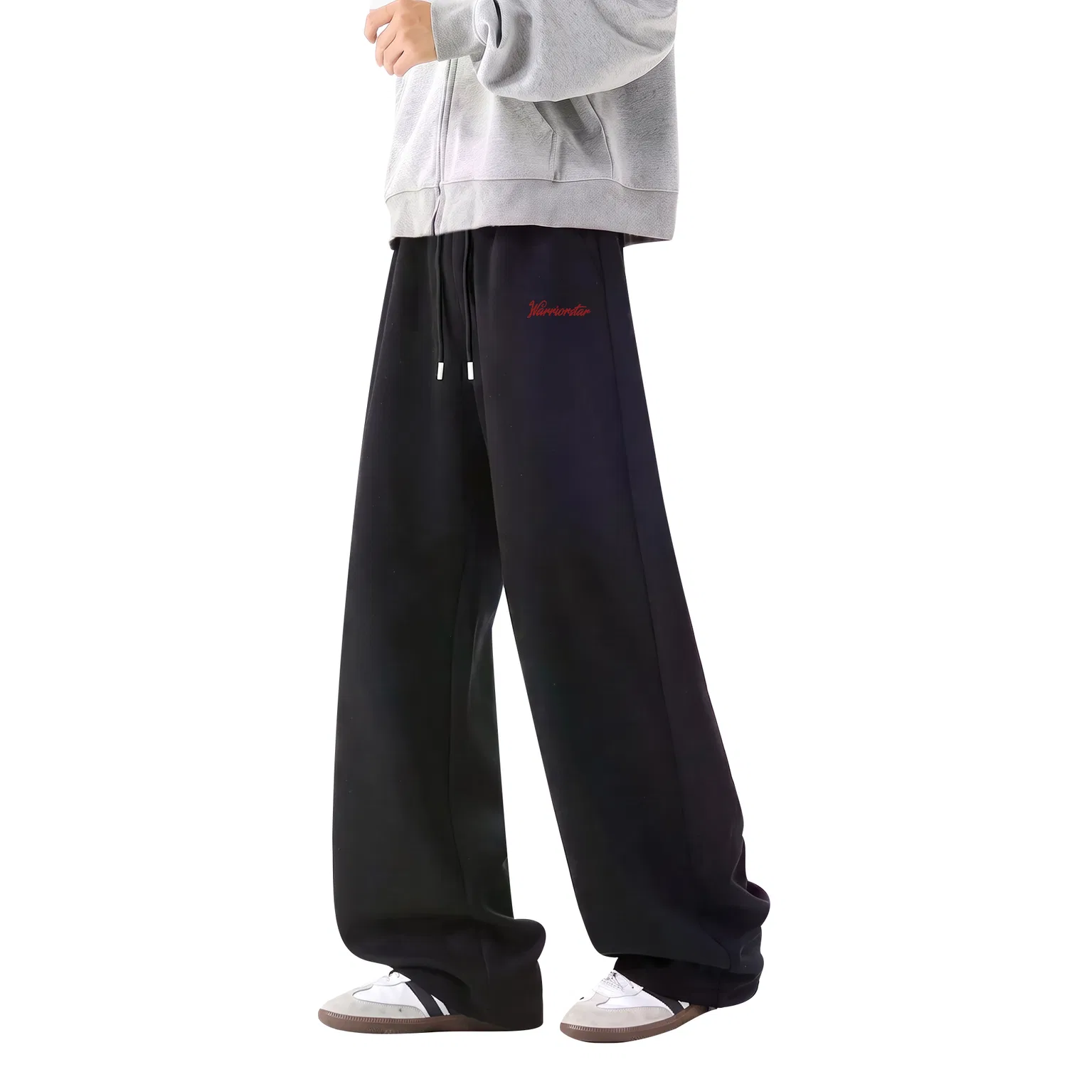 Женские брюки свободного кроя с широкими штанинами Casual Pants WARRIOR, Medium Gray — фото 4