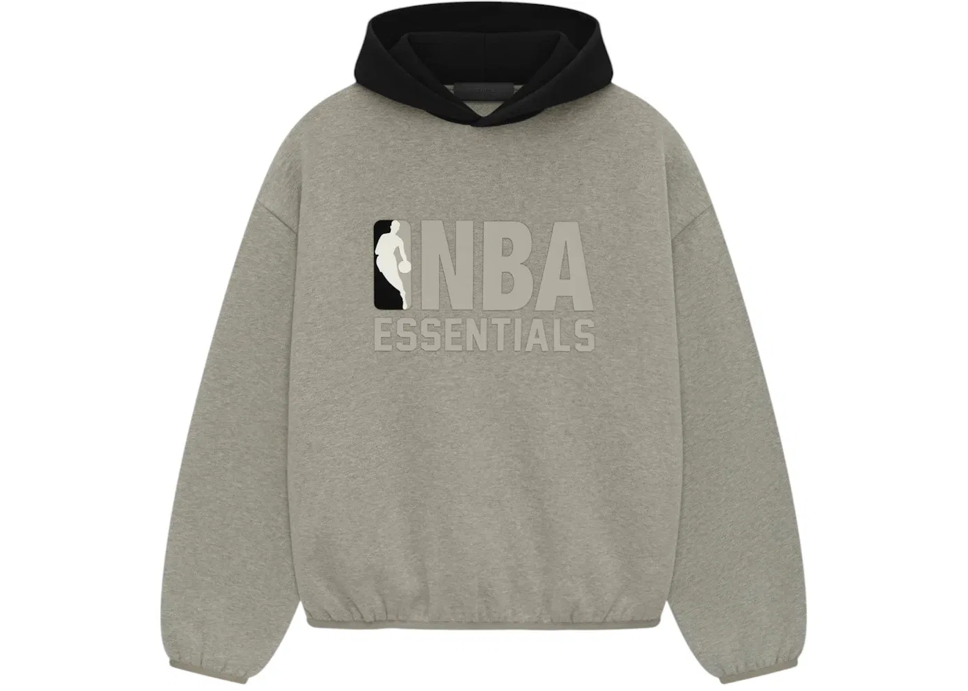 Мужская худи с принтом NBA Essentials Fear of God, Warm Heather/Black