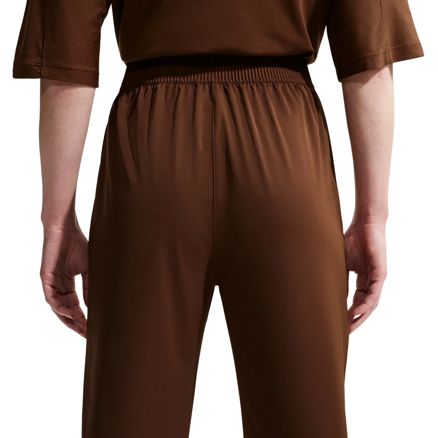 Женские брюки 24.7 PerfectStretch Dri-FIT UV Protection High-Rise Tapered Pants 'Cacao Wow Mosswood Brown' Nike, Cacao Wow/Mosswood Brown — фото 3