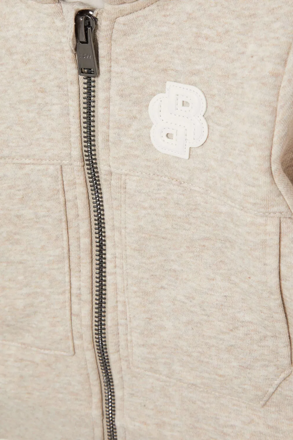 Комплект худи и штанов из начесанного флиса с логотипом BOSS Kidswear — фото 4