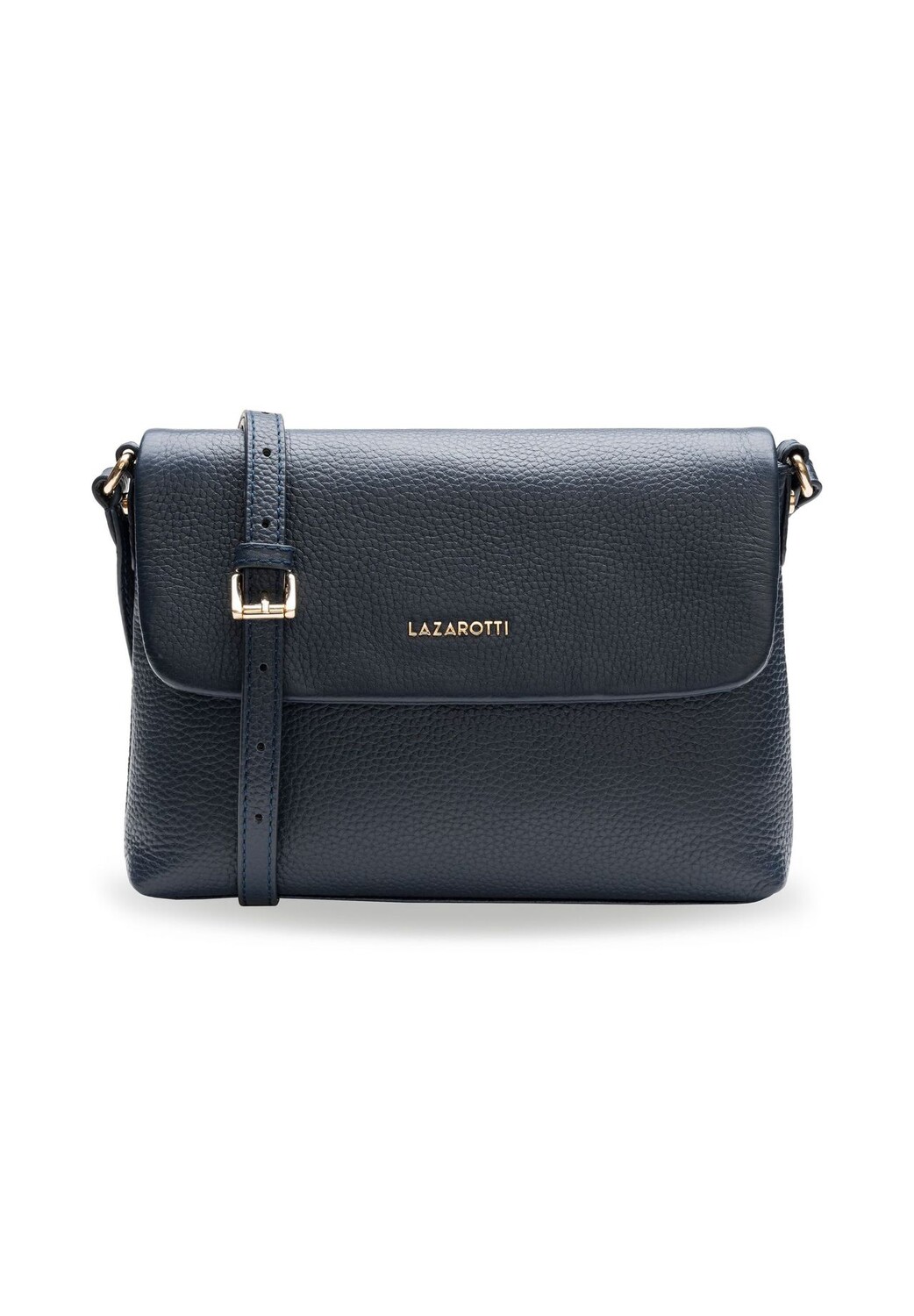 

Сумка через плечо Bologna Leather 25 см LAZAROTTI, темно-синий