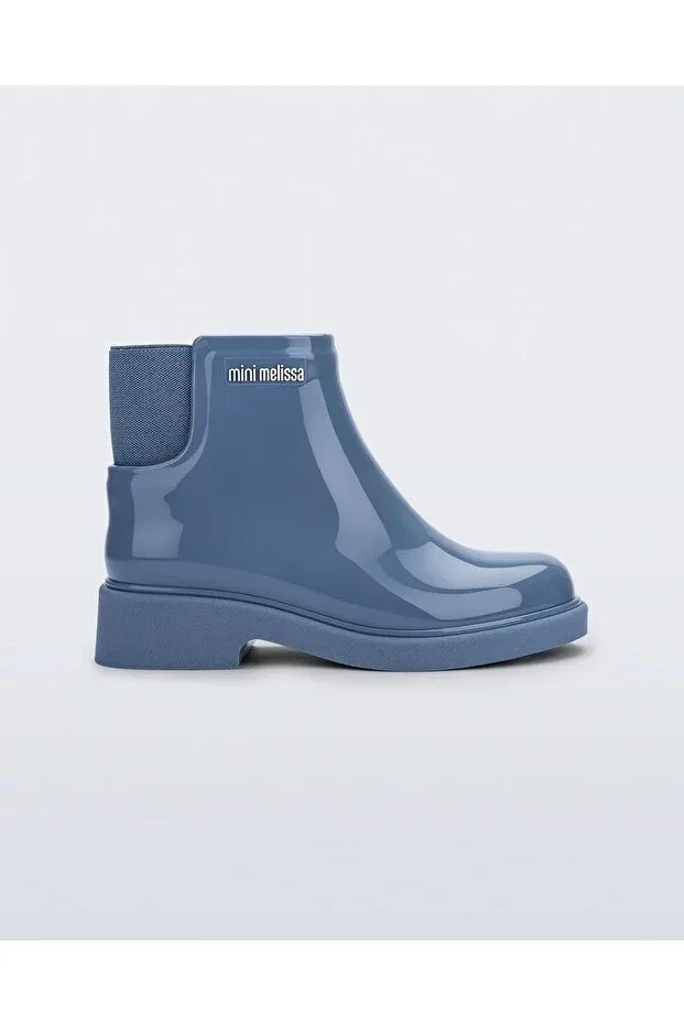 Детские ботинки для девочек с принтом Mini Melissa Chelsea Boot Miss Helina, Blue — фото 3