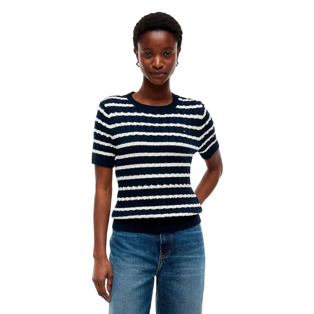 Женский свитер с коротким рукавом Tommy hilfiger, Blue