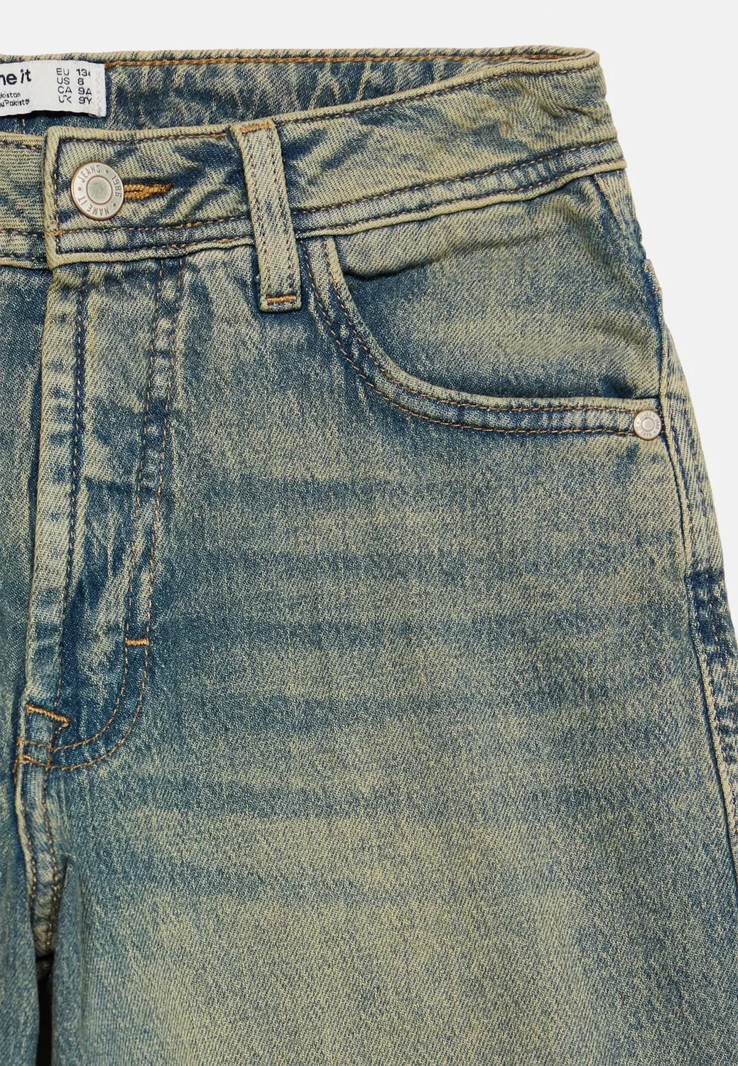 Nkmben - джинсы свободного кроя Name It, Vintage Medium Blue Denim — фото 4