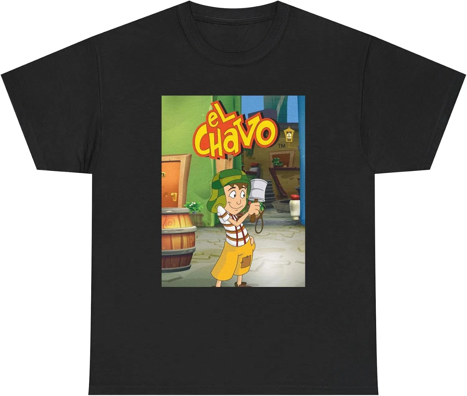 Мужская футболка с принтом El Chavo del Ocho, Black