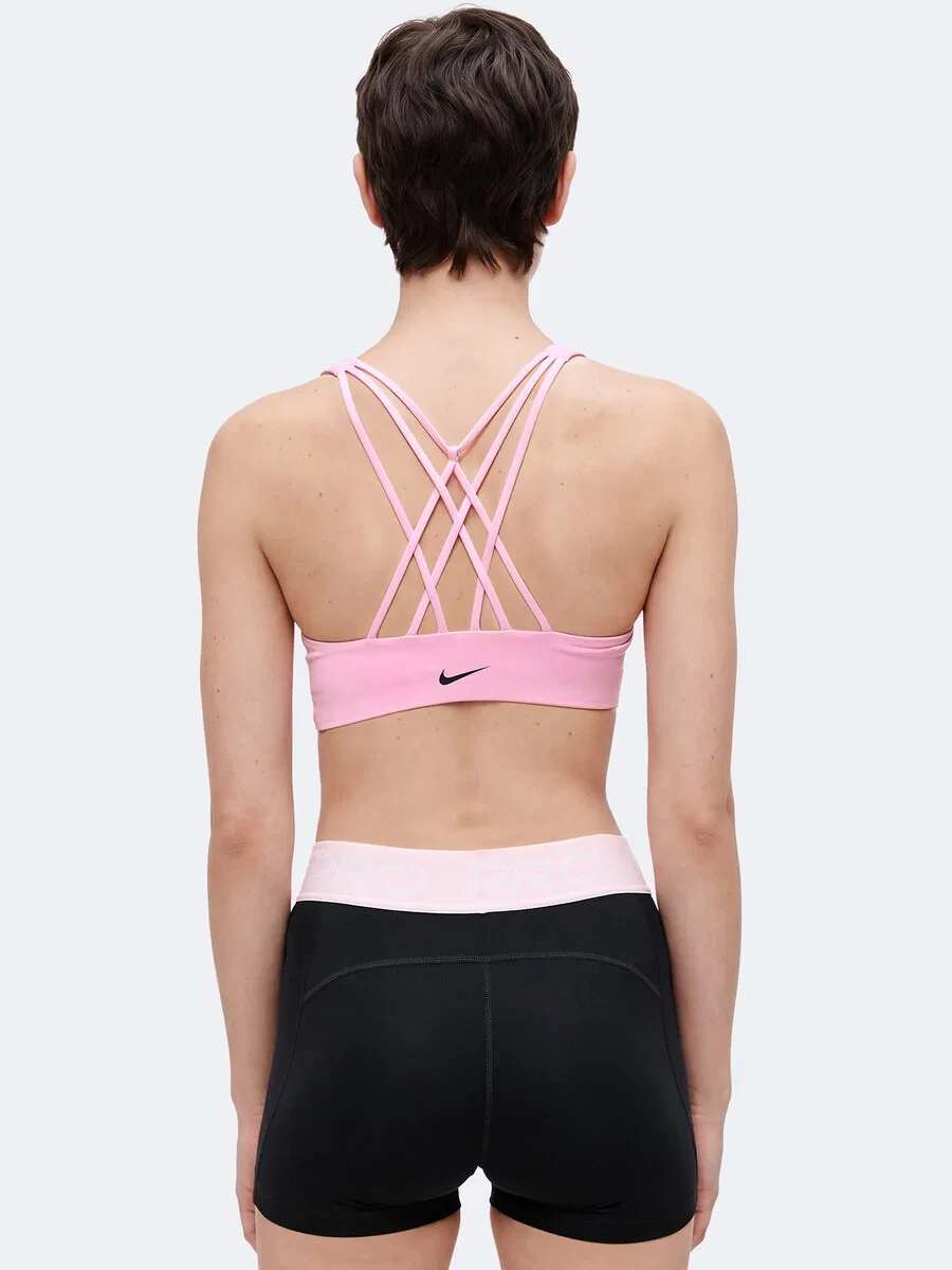 Спортивный бюстгальтер NIKE Bralette 'INDY' в розовом цвете — фото 4