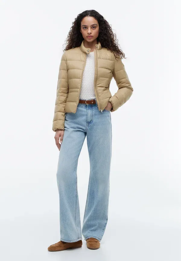 Пуховик водонепроницаемый Lw Down Packable Jacket Tommy Hilfiger Camel, коричнево-бежевой — фото 2