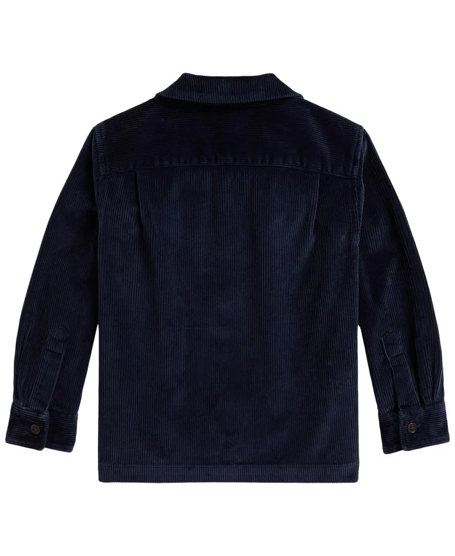 Куртка-рубашка из хлопкового вельвета, с длинным рукавом Polo Ralph Lauren, Refined Navy — фото 2