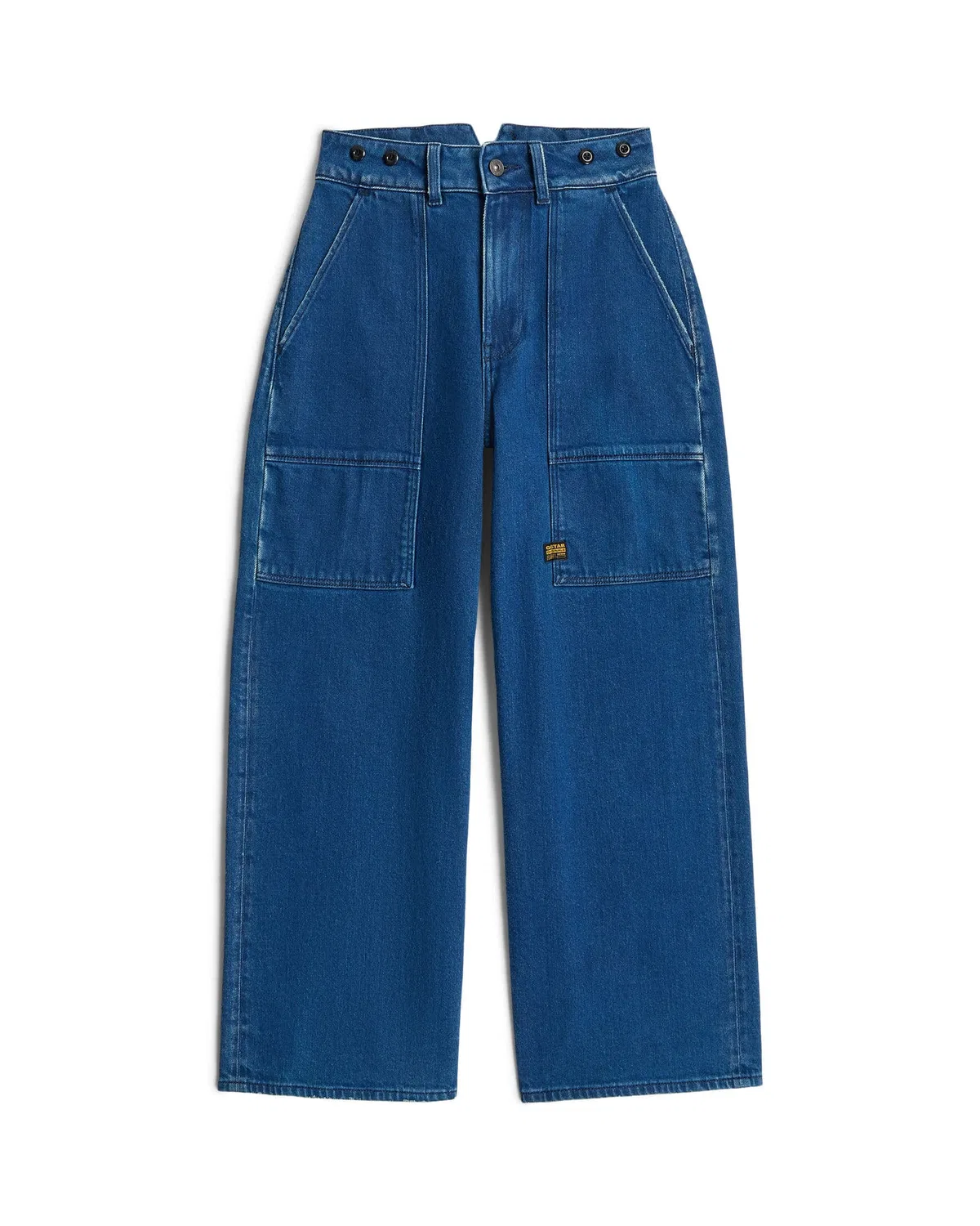Джинсы свободные с высокой посадкой Barrel Utility 60S G-Star Raw, синий — фото 4
