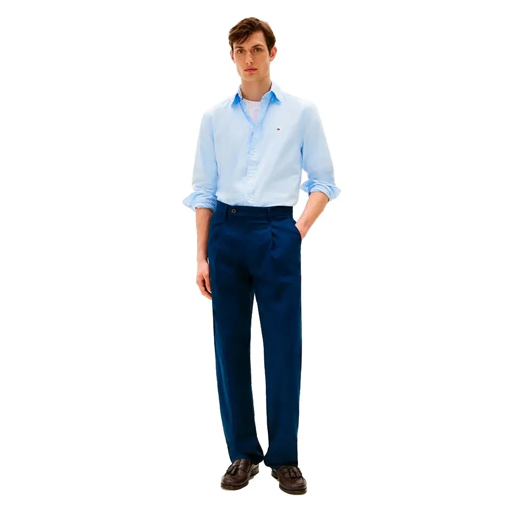 Рубашка с длинным рукавом Core Flex Regular Fit Tommy Hilfiger, синий — фото 4
