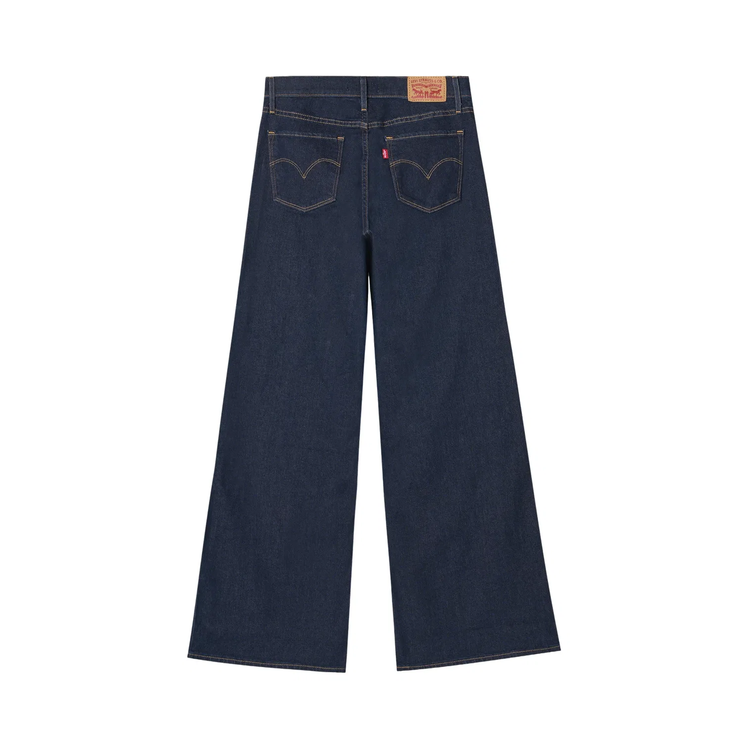 Женские джинсы с широкими штанинами Wide Leg, Levis, Dark Blue — фото 3