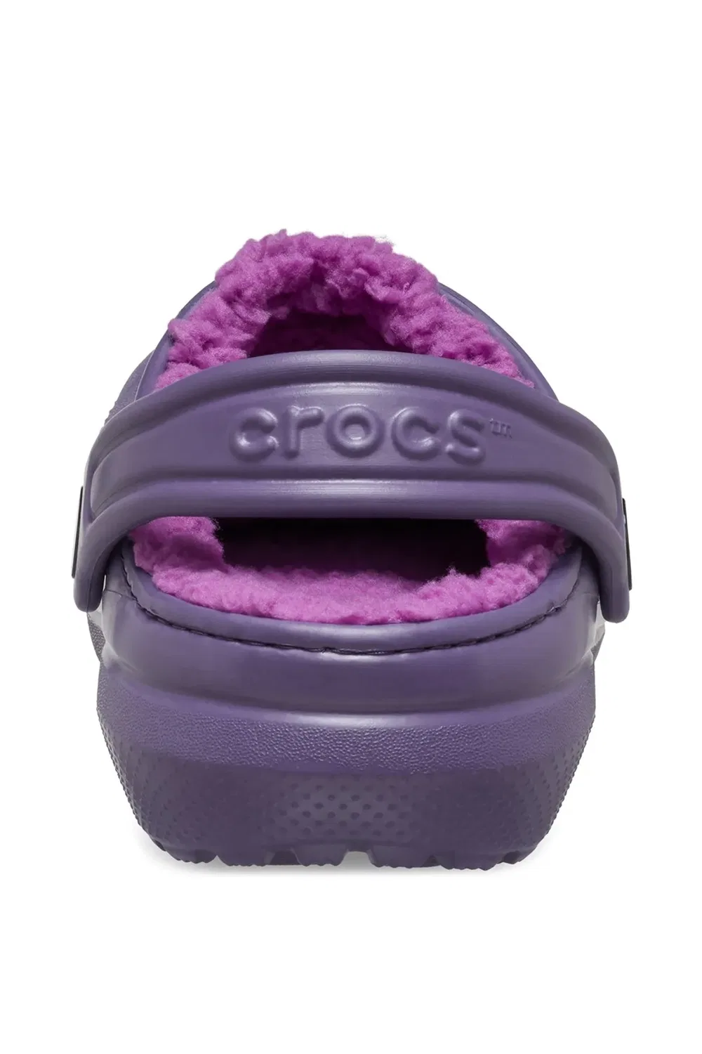 Детское классическое сабо на подкладке Crocs, Purple — фото 2