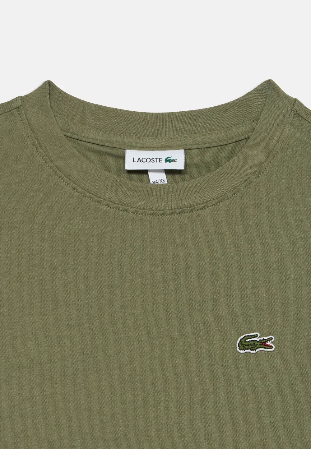 Базовая футболка унисекс - базовая футболка Lacoste, Kaki — фото 3